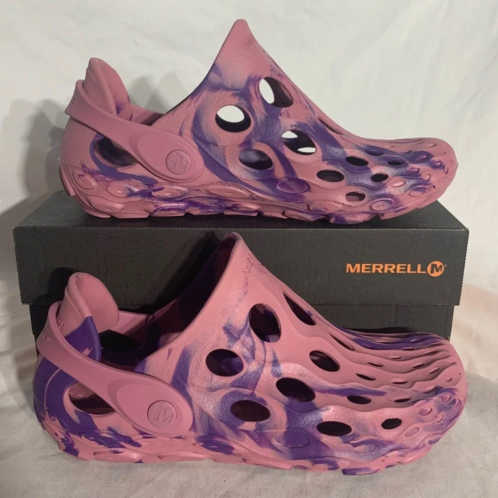 Merrell Hydro Moc Pink Purple Crocs Kids Size 3